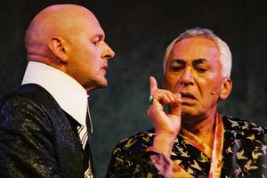 Paul Barrett (left) and George Henare 